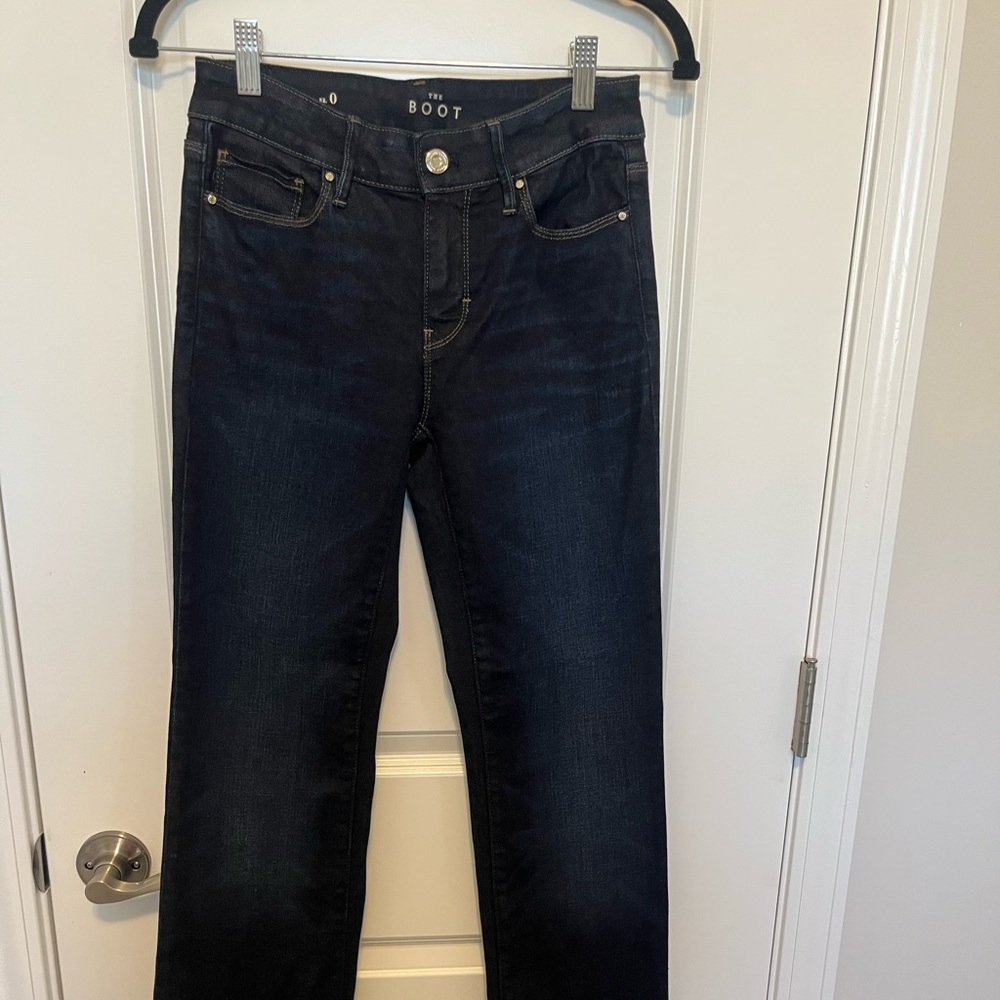 White House Black Market - Dark Blue Jeans - Size 0 - Bootcut